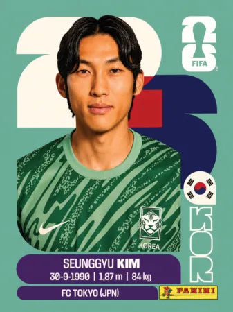 KOR 3 - Seunggyu Kim - Korea Republic