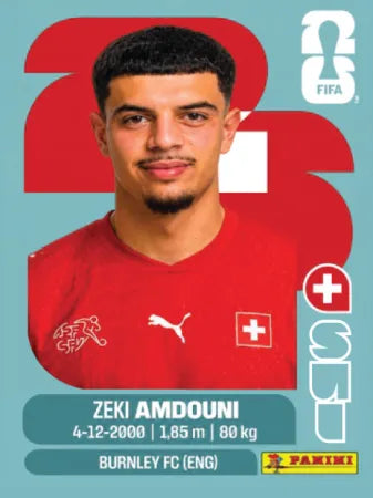 SUI 20 - Zeki Amdouni - Switzerland