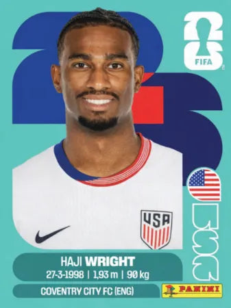 USA 19 - Haji Wright - USA