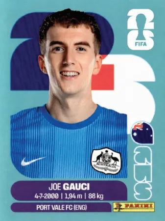 AUS 3 - Joe Gauci - Australia