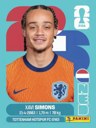 NED 15 - Xavi Simons - Netherlands
