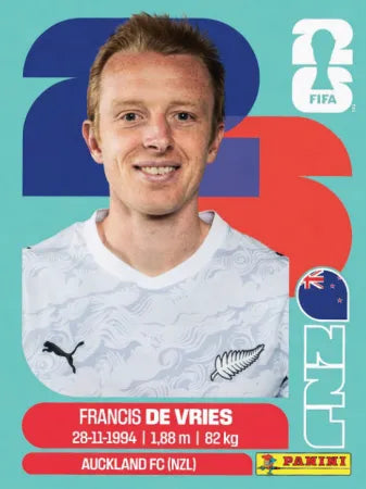 NZL 8 - Francis de Vries - New Zealand