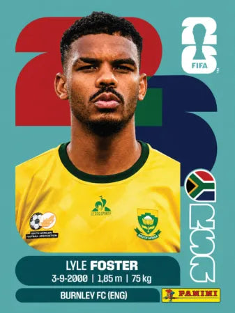 RSA 17 - Lyle Foster - South Africa