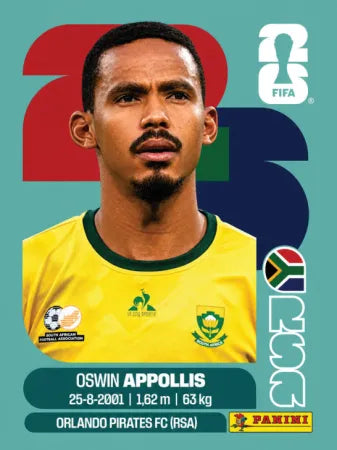 RSA 20 - Oswin Appollis - South Africa