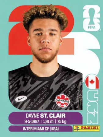 CAN 2 - Dayne St. Clair - Canada