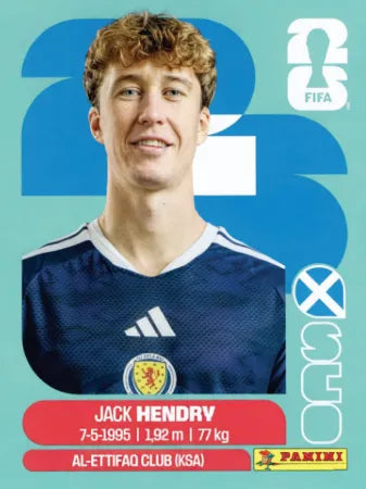 SCO 3 - Jack Hendry - Scotland