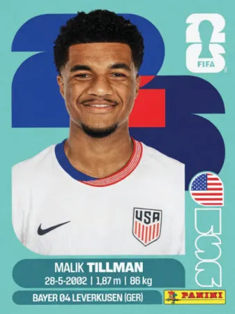 USA 15 - Malik Tillman - USA