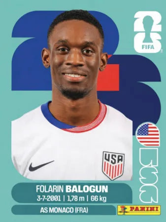 USA 20 - Folarin Balogun - USA