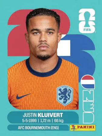NED 16 - Justin Kluivert - Netherlands