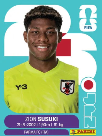 JPN 2 - Zion Suzuki - Japan