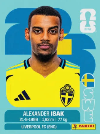 SWE 19 - Alexander Isak - Sweden
