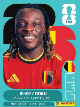 BEL 16 - Jérémy Doku - Belgium