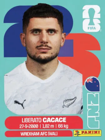 NZL 5 - Liberato Cacace - New Zealand