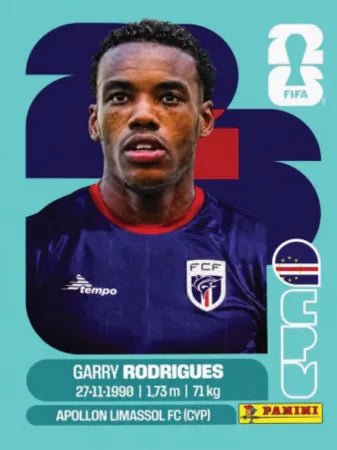 CPV 15 - Garry Rodrigues - Cabo Verde