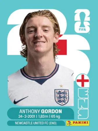 ENG 15 - Anthony Gordon - England